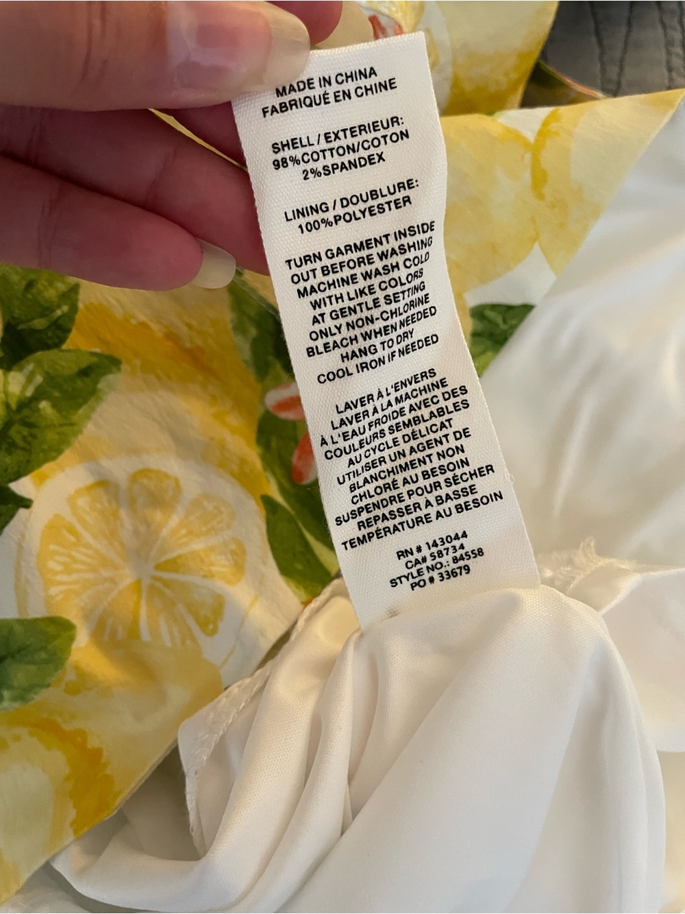 Avec Les Filles Lemon Mini Dress - Picture 6 of 6